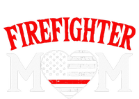 Firefighter Mom Thin Red Line Fireman Firefighting Patriotic Premium Hoodie