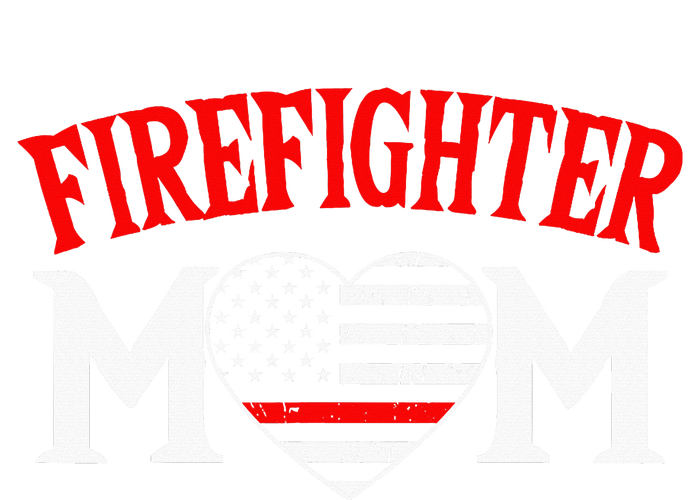 Firefighter Mom Thin Red Line Fireman Firefighting Patriotic Premium Hoodie