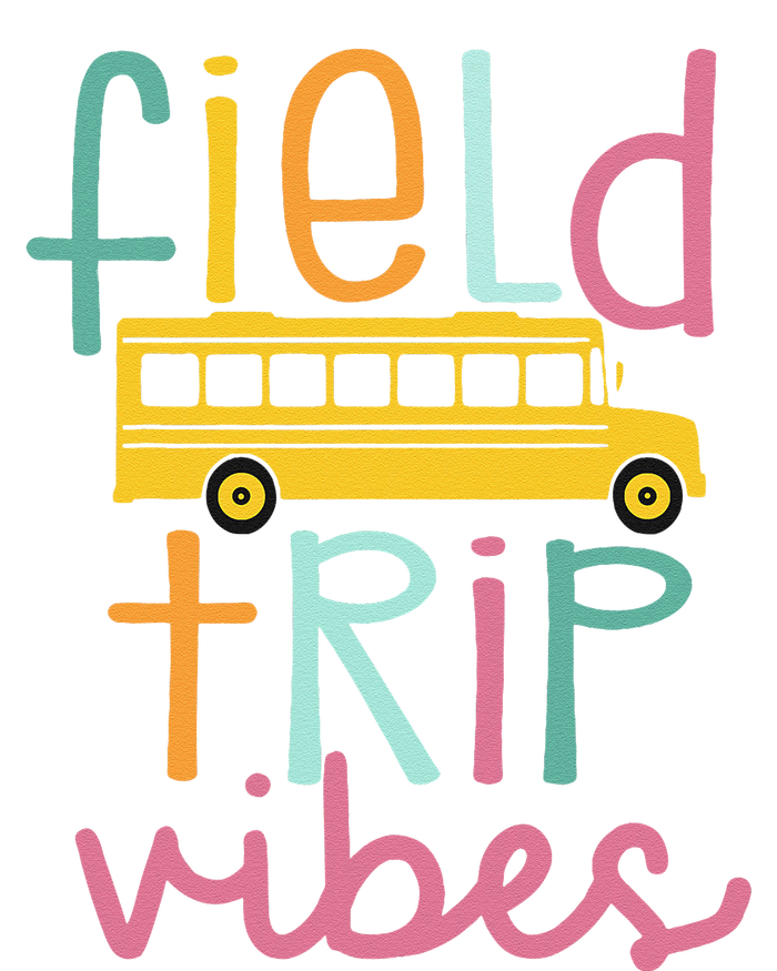 Field Trip Vibes Field Day Teacher Student School Funny Bus Yupoong Adult 5-Panel Trucker Hat