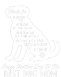 Happy MotherS Day To The Best Dog Mom Mothers Day Dog Lover Tie-Dye T-Shirt