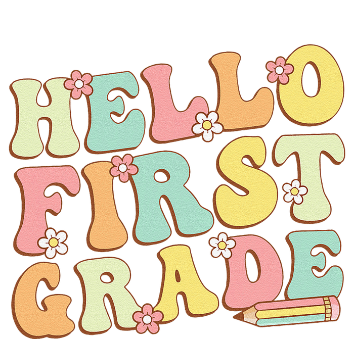 Hello First Grade Team 1st Grade Teacher Girl Back To School Tank Top