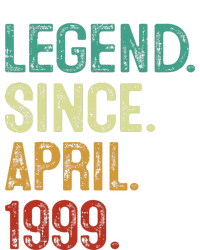 25 Years Old Legend Since April 1999 25th Birthday Bumper Sticker