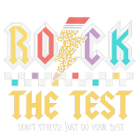 Test Day Rock The Test Dont Stress Just Do Your Best Student Kids Long Sleeve Shirt