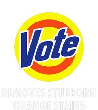 Vote Removes Stubborn Orange Stains Funny Antitrump Metallic Star Ornament