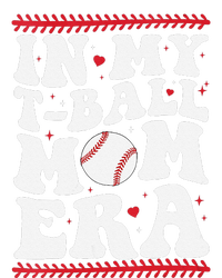 In My T Ball Mom Era Groovy Funny Ball Mom Mothers Day Kids Long Sleeve Shirt