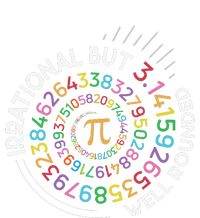 Irrational But Well Rounded Pi Day Math Teacher Student Geek Tie-Dye T-Shirt