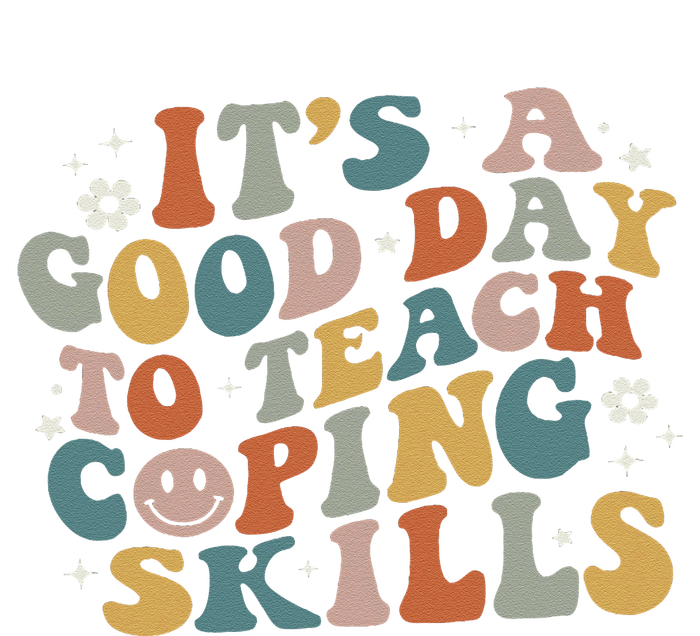 ItS A Good Day To Teach Coping Skills Inspirational Teacher Sustainable Knit Beanie