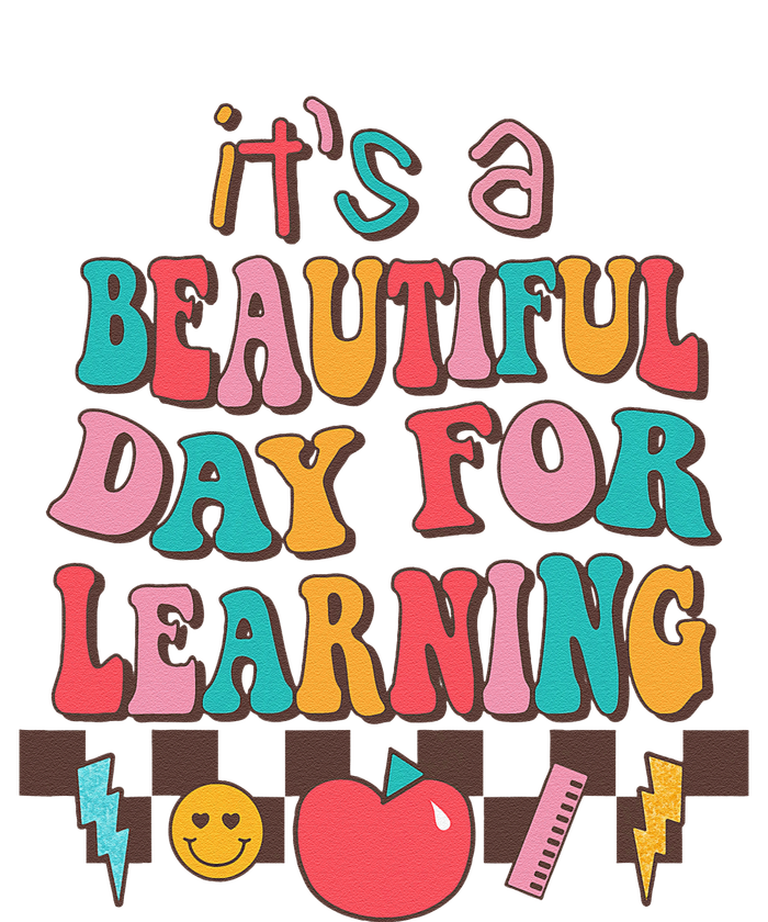 ItS Beautiful Day For Learning Retro Teacher Students T-Shirt