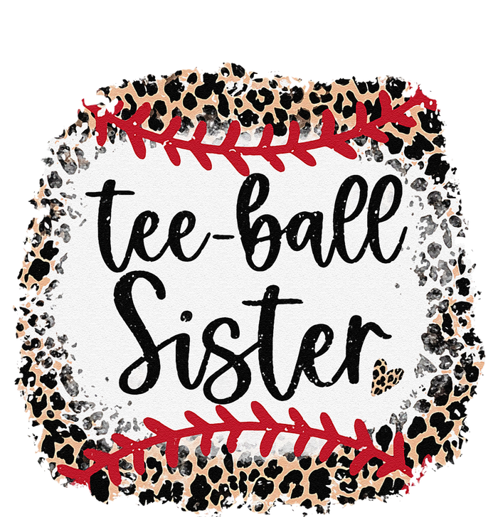 Leopard Teeball Sister Tball Mom MotherS Day Garment-Dyed Heavyweight T-Shirt