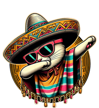 Cinco De Mayo Cat Dabbing Poncho Sombrero Mexican Fiesta V-Neck T-Shirt