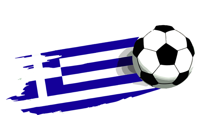 Greece Flag Jersey Greek Soccer Team Greek V-Neck T-Shirt