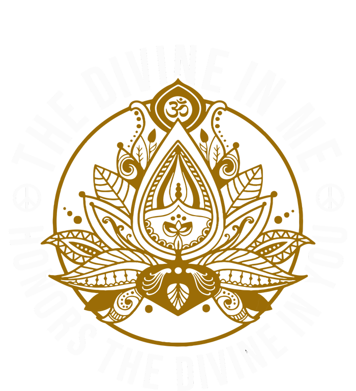 The Divine In Me Positive Message Spiritual Yoga Meditation Tank Top