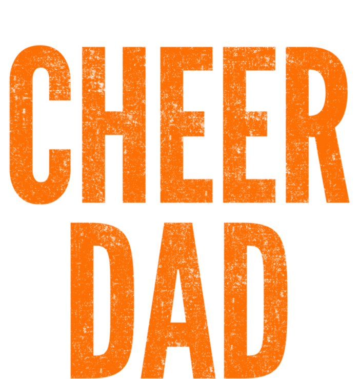 Cheer Dad Orange And Black Cheerleading Matching Parents Gift Ladies Long Sleeve Shirt