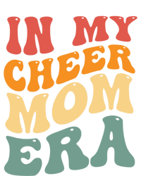 Cool Groovy Funny Sports In My Cheer Mom Era Retro Vintage Gift Poster