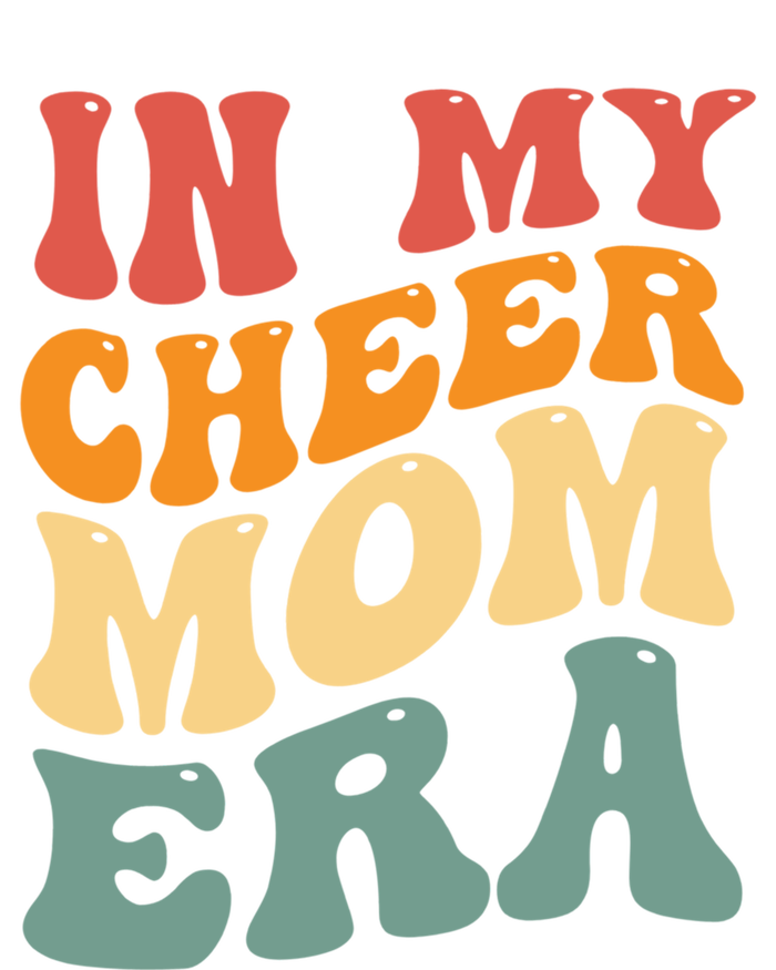 Cool Groovy Funny Sports In My Cheer Mom Era Retro Vintage Gift Poster