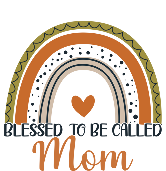 Cute Blessed To Be Called Mom Boho Rainbow Mom Grandma Gift Coaster