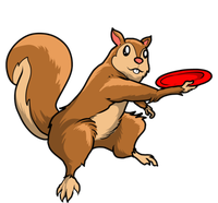 Disc Golf Squirrel Frolf Frisbee Golf Disc Gift T-Shirt