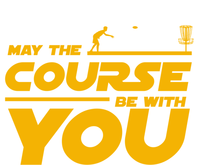 Disc Golf May The Course Be With You Frisbee Golf Gift Toddler Hoodie