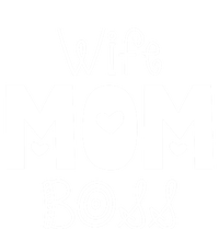 Funny Wife Mother Boss Retro Mom MotherS Day Gift Sustainable Beanie