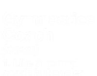 Gymnastics Coach Funny Sports Definition Trainer Instructor Cute Gift Tote Bag