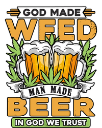 God Made Weeb Man Made Beer Women's Fleece Hoodie