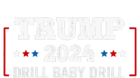 Trump 2024 Drill Baby Drill 4th Of July Baby Long Sleeve Bodysuit