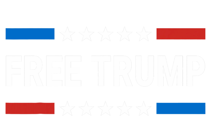 Free Donald Trump Republican Support Pro Trump American Flag T-Shirt