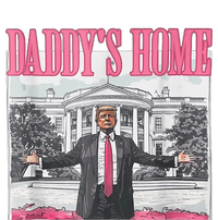 Funny Trump Pink Daddys Home  Trump 2024 Short Acrylic Beanie