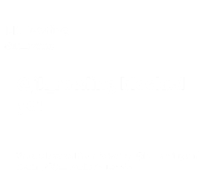 Miss Freda Wallace Jk Rowling Blocked You You Are Blocked From Following Cooling Performance Crew T-Shirt