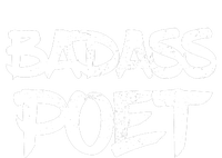 Badass Poet Funny Poetry Slam Literature Writer Gift Ladies PosiCharge Competitor Racerback Tank