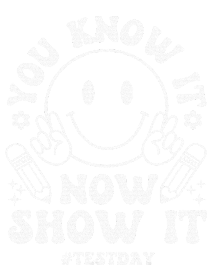 You Know It Now Show It State Testing Day Cropped Pullover Crew