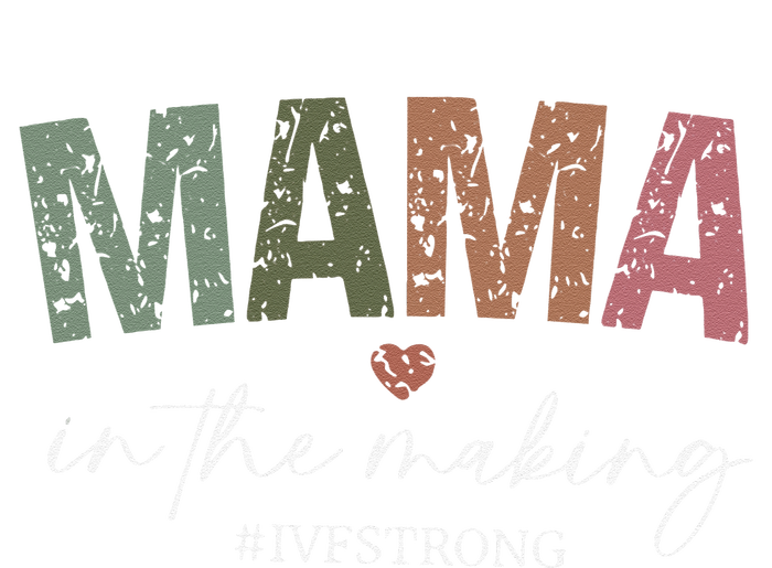 Mama In The Making Ivf Strong Ivf Transfer Day Silk Touch Performance Long Sleeve Polo