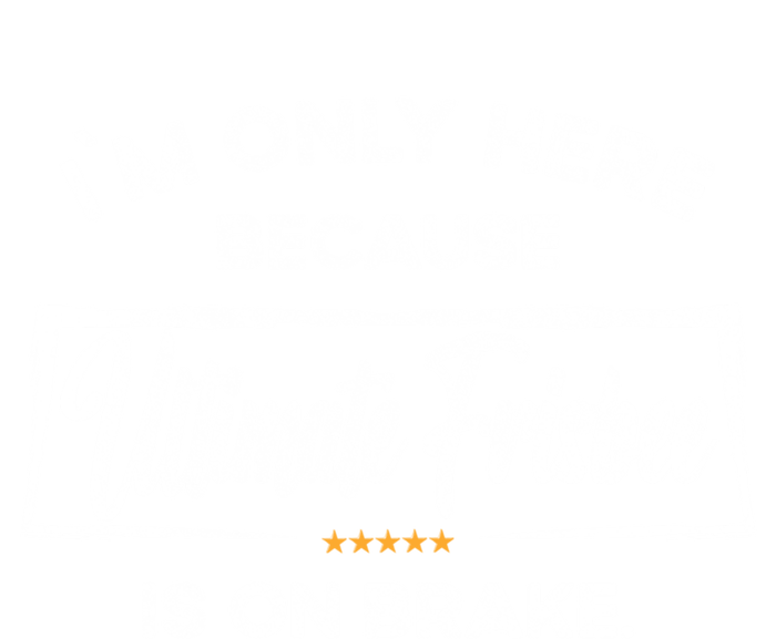 Im Only Here Because Ultimate Frisbee Gift Tall Hoodie