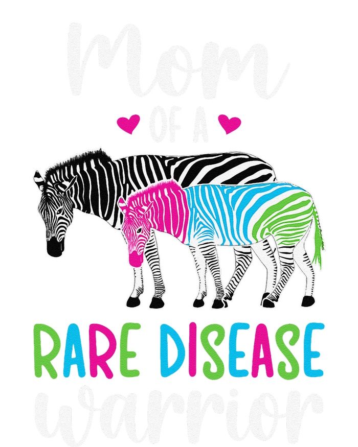 Mom Of A Rare Disease Warrior Mom Rare Disease Awareness T-Shirt