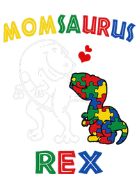 Momsaurus Autism Awareness MotherS Day Mommy Dinosaur Mom Drawstring Bag