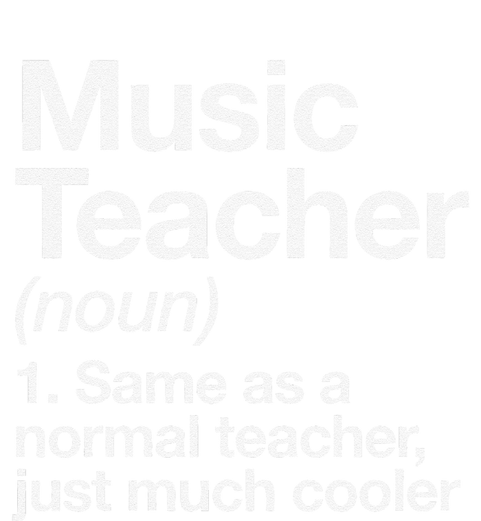 Music Teacher Definition Funny Back To School First Day Women's T-Shirt