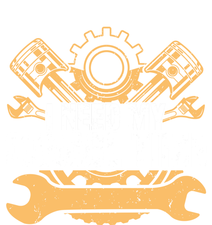 I Need My Garage Time Engine Quote Motor Car Mechanic Meaningful Gift Doggie Tank