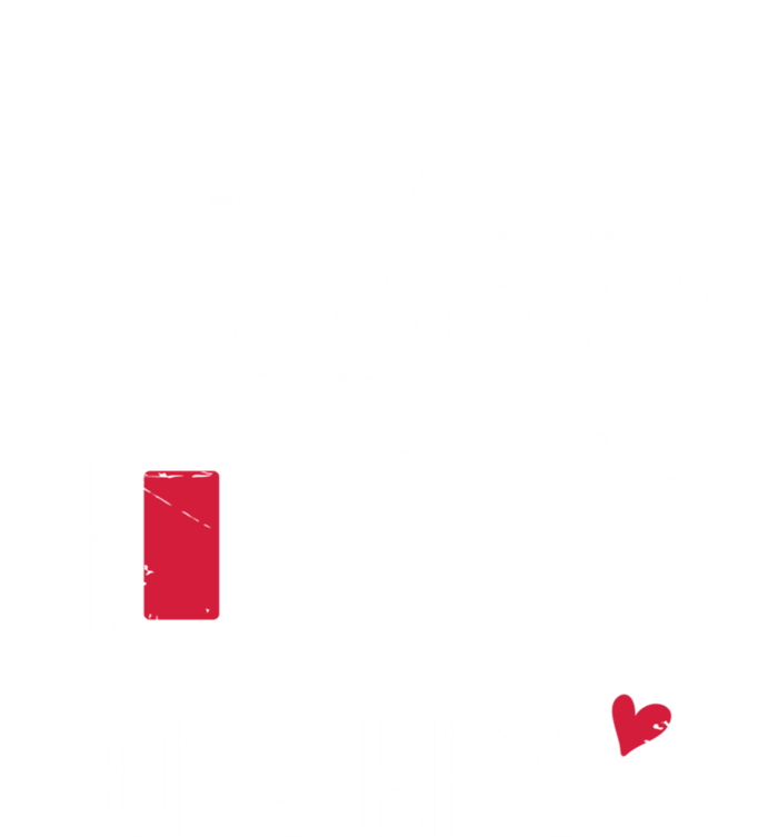 Mom Of 3 Low Battery Gift Kids Sweatshirt