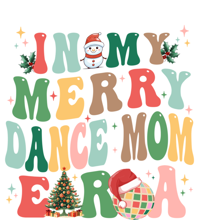 In My Merry Dance Mom Era Christmas Great Gift Striped Beanie with Solid Band