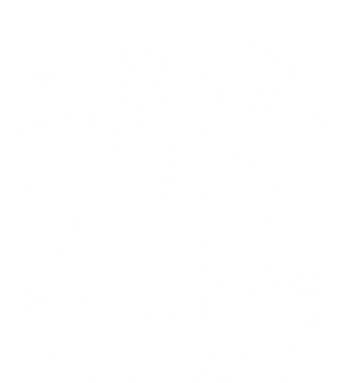 In My Sports Mom Era Groovy Sports Mama Football Basketball Gift T-Shirt