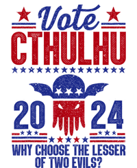 Vote 2024 Cthulhu President Choose The Lesser Of Two Evils Women's Fleece Hoodie