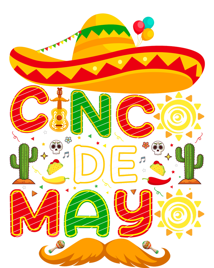 Festive Cinco De Mayo Celebration Graphic T-Shirt