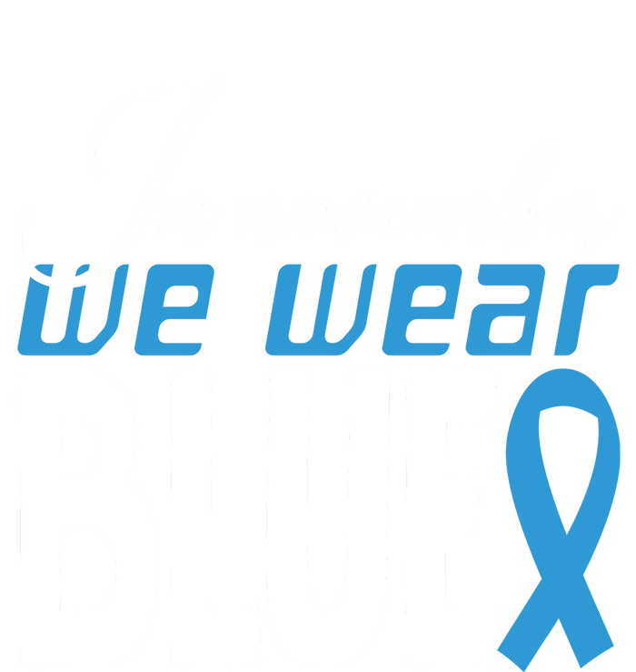 In November We Wear Blue Awareness Graphic T-Shirt