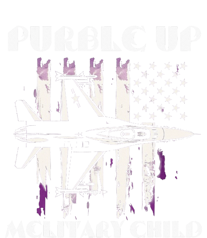 Purple Up Melitary Child T-Shirt