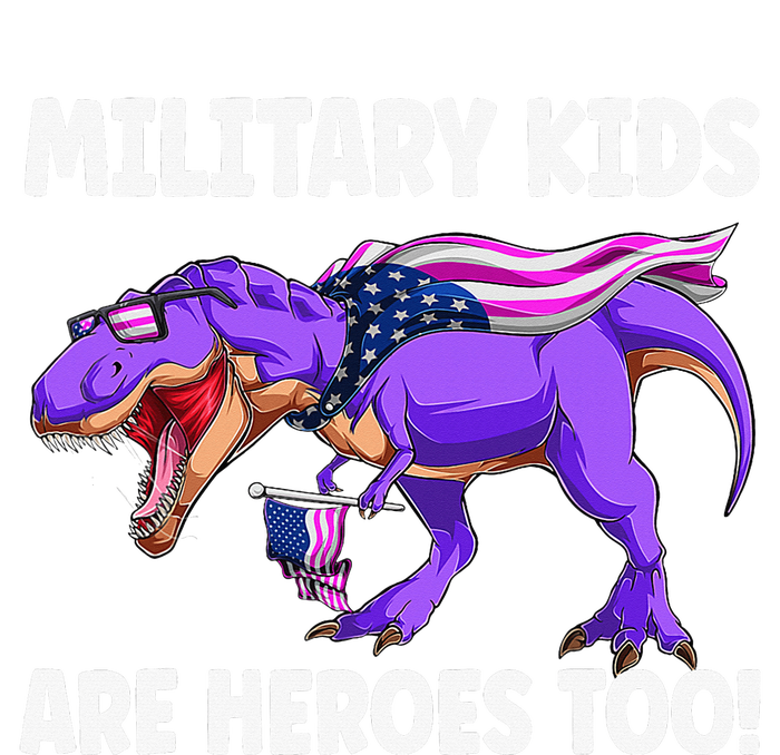 Military Are Heroes Too! Purple Up Military Child Month Tie-Dye T-Shirt