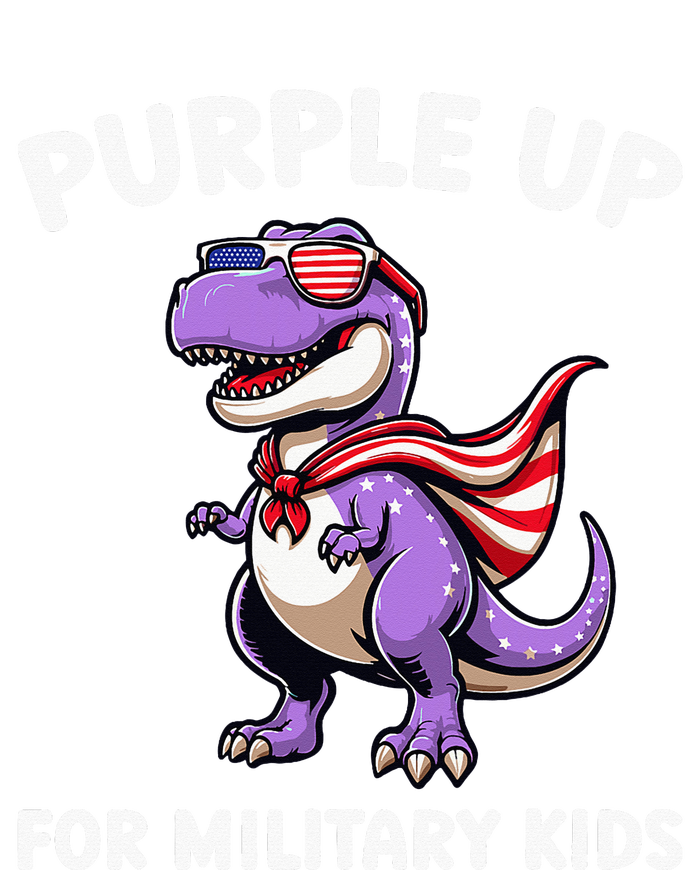 Purple Up For Military Month Of Military Child Trex T-Shirt