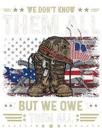 We Owe Them All Partiotic Veterans Day Memorial Day Tall Hoodie