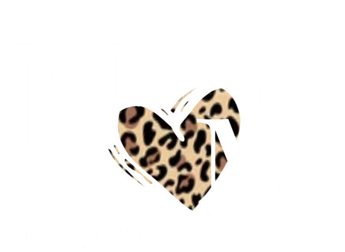 Mom Of Twins Who Loves Leopard Print Gift T-Shirt