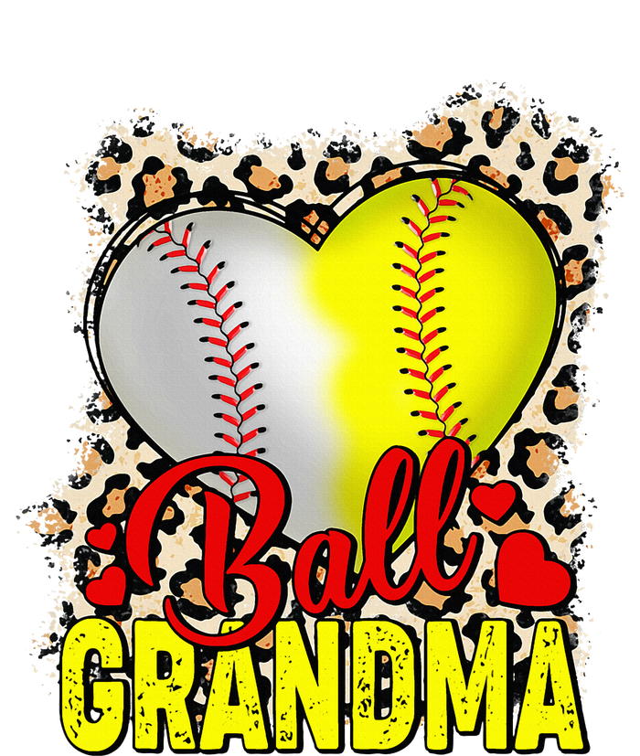 Ball Grandma Mothers Day Softball Grandma Baseball Grandma Women's T-Shirt