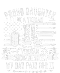 Proud Daughter Of A Vietnam Veteran Freedom IsnT Free Bumper Sticker